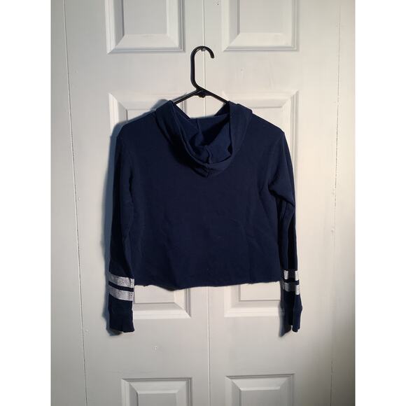 NFL Patriots Cropped Kids Hoodie Size 12 - Picture 2 of 3